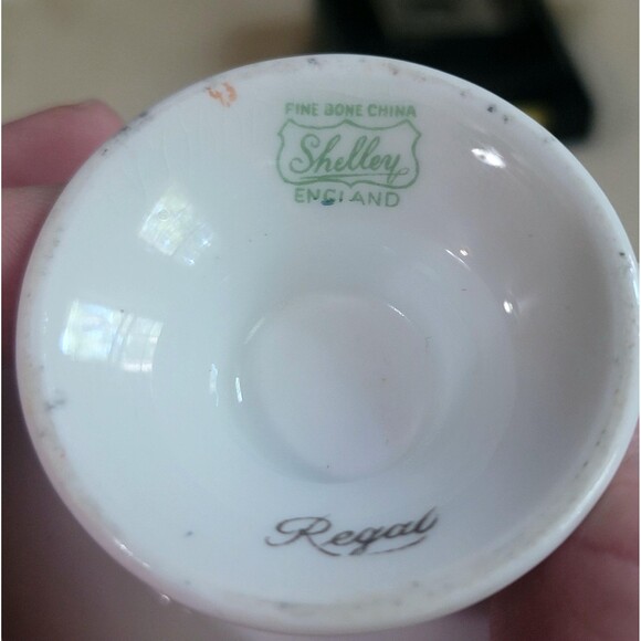 Shelley Fine English bone china Floral Blue "Regal" pattern Excellent cond 1940s - Picture 10 of 10